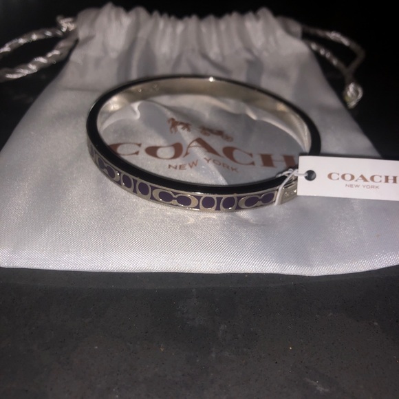 ๐ NEW with tags ๐ Coach signature purple bangle - Picture 5 of 5